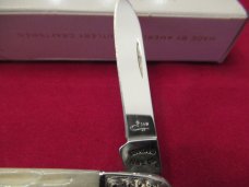 Case XX Family Brands Standard Knife Natural White Bone Eisenhower Pattern # 06263 SS