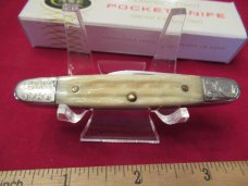 Case XX Family Brands Standard Knife Natural White Bone Eisenhower Pattern # 06263 SS