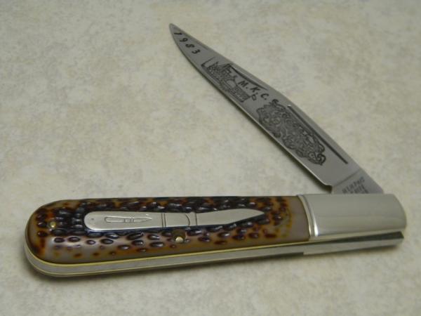 A.G. Russel 1983 Memphis Knife Club USA (Made by Camillus) Delrin Daddy Barlow Knife