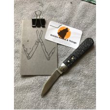 Schrade Cut Co. Business Model 1904- 1946 Black Jigged Synthetic Scales