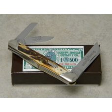 Schatt & Morgan Titusville PA. 2005 Stag 033448 Carpenter's Whittler Knife in Box