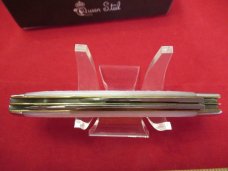 Queen Cut Co Checkered Pearl Doctors Knives Pattern # 96
