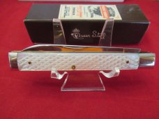 Queen Cut Co Checkered Pearl Doctors Knives Pattern # 96