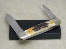 Schatt & Morgan Titusville PA USA Stag "Presidents Choice" Jumbo Cigar Knife in Box