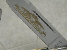 Schatt & Morgan Titusville PA USA Stag "Presidents Choice" Jumbo Cigar Knife in Box