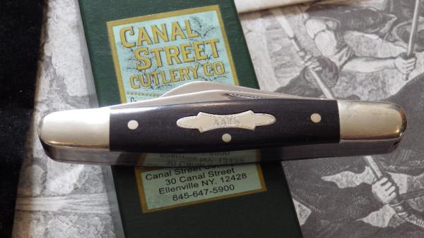 2009 AAPK Club Knife - Canal Street Cutlery Manufactured 4" Stockman - 440C Steel Blades 2009 AAPK Club Knife - Canal Street Cutlery Manufactured 4" Stockman - 440C Steel Blades