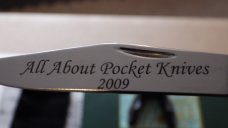 2009 AAPK Club Knife - Canal Street Cutlery Manufactured 4" Stockman - 440C Steel Blades 