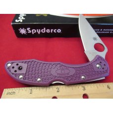 Spyderco Delica Purple Pattern C11FPPR