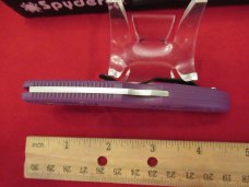 Spyderco Delica Purple Pattern # C11FPPR