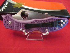 Spyderco Delica Purple Pattern # C11FPPR
