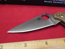 Spyderco Delica Brown Pattern # C11FPBN