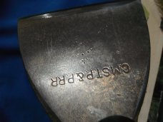 Vintage railroad ax/carpentry hatchet, Chicago Milwaukee St. Paul and Pacific Railroad, (CMSP&P) axe