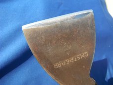 Vintage railroad ax/carpentry hatchet, Chicago Milwaukee St. Paul and Pacific Railroad, (CMSP&P) axe