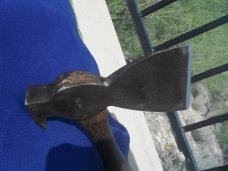 Vintage railroad ax/carpentry hatchet, Chicago Milwaukee St. Paul and Pacific Railroad, (CMSP&P) axe