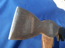 Vintage railroad ax/carpentry hatchet, Chicago Milwaukee St. Paul and Pacific Railroad, (CMSP&P) axe