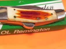 Vintage Parker "OL Remington" Whittler Lock Back Knife w/ Great Bone Stag Handles - NOS +Orig Box