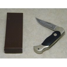 Boker Solingen Germany Stainless Tree Brand Classic Black 2003 Lockback Knife in Box