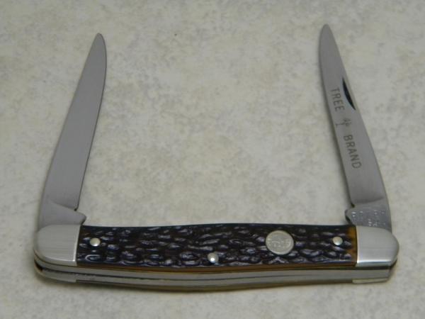 Boker USA Tree Brand 9572 Jigged Delrin Muskrat Knife