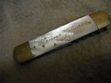 Emil Olson Eskilstuna Sweden 2 Blade Folding Pocket Knife, Gentlemen's Bartender's Knife, cork screw