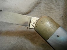 Emil Olson Eskilstuna Sweden 2 Blade Folding Pocket Knife, Gentlemen's Bartender's Knife, cork screw