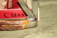 Vintage 1994 Case XX Classic 5355 DS Whittler split backspring Wharncliff knife (#30)