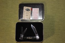 Vintage 2002 Case XX 6383WH SS Whitler Black Bone Legend's Tour # 026 knife. (#104)