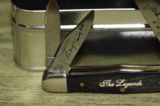 Vintage 2002 Case XX 6383WH SS Whitler Black Bone Legend's Tour # 026 knife. (#104)