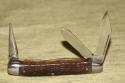 Rare Vintage 1920/1940 Case XX Tested 63047PU Greenbone Handle Knife no shield (#80)
