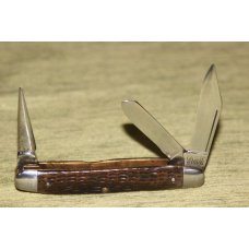 Rare Vintage 1920/1940 Case XX Tested 63047PU Greenbone Handle Knife no shield (#80)