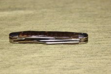 Rare Vintage 1920/1940 Case XX Tested 63047PU Greenbone Handle Knife no shield (#80)