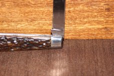Vintage pre 1920 Case Bradford 6116 1 one blade green bone knife (#97)