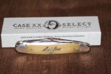 Vintage 2000 Case XX 6347WH SSM Whittler Natural bone President's Knife (#105)
