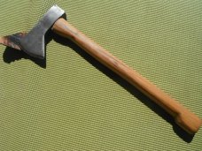 NICE VINTAGE NORLUND HUDSON BAY HATCHET AXE,AX with handle,  it is Sharp! 