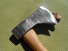 NICE VINTAGE NORLUND HUDSON BAY HATCHET AXE,AX with handle,  it is Sharp! 