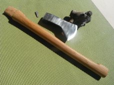 NICE VINTAGE NORLUND HUDSON BAY HATCHET AXE,AX with handle,  it is Sharp! 