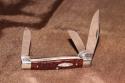 Vintage 1972 Case XX 6375 Stockman red bone knife (#141)