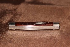 Vintage 1972 Case XX 6375 Stockman red bone knife (#141)