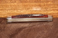 Vintage 1972 Case XX 6488 Congress Red Bone Knife (#150)