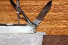 Vintage 1965-1969 Case XX 8364S Pen 3 blade Mother of Pearl handle knife (#163)
