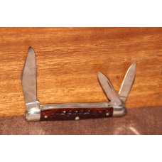 Vintage 1940-1964 Case XX 6308 Whittler Red bone knife (#167)