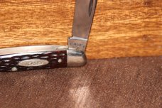 Vintage 1940-1964 Case XX 6308 Whittler Red bone knife (#167)