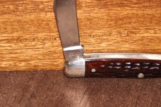 Vintage 1940-1964 Case XX 6308 Whittler Red bone knife (#167)