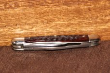 Vintage 1940-1964 Case XX 6308 Whittler Red bone knife (#167)