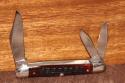 Vintage 1965-1969 Case XX 6308 Whittler Red bone knife (#172)