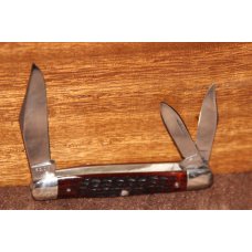 Vintage 1965-1969 Case XX 6308 Whittler Red bone knife (#172)