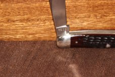 Vintage 1965-1969 Case XX 6308 Whittler Red bone knife (#172)