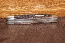 Vintage 1978 Case XX 6308 Whittler Red bone knife (#174)