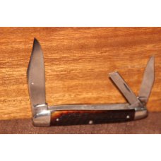 Vintage 1965-1969 Case XX 6380 Whittler Red bone knife (#175)