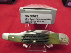 Case XX 2019 Green Fence Row Jig Seahorse Whittler Pattern # 6355WH SS