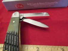 Case XX 2019 Green Fence Row Jig Seahorse Whittler Pattern # 6355WH SS